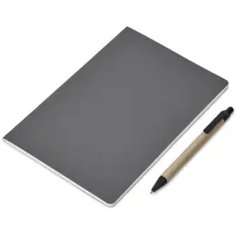Okiyo Hotai Notebook & Pen Set Dark Grey